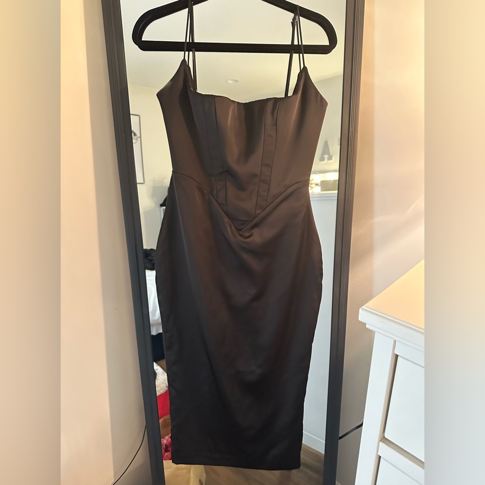 House of CB Black Corset Dress